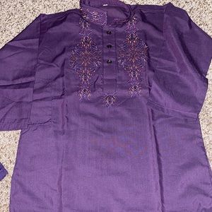 Boys embroidered shalwar kameez